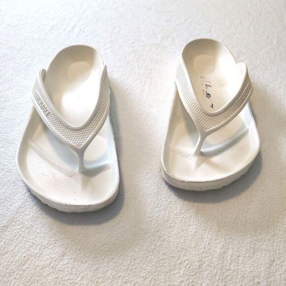 Birkenstock Honolulu Essentials Eva Rubber White Flip Flops Women's Size 38 US 7 - Picture 5 of 5